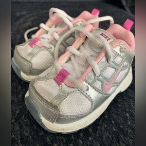 Pink baby Jordan’s, size 3C